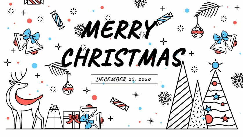圣诞节圣诞树圣诞老人闪亮装饰电商促销折扣海报PSD模板AI素材【055】